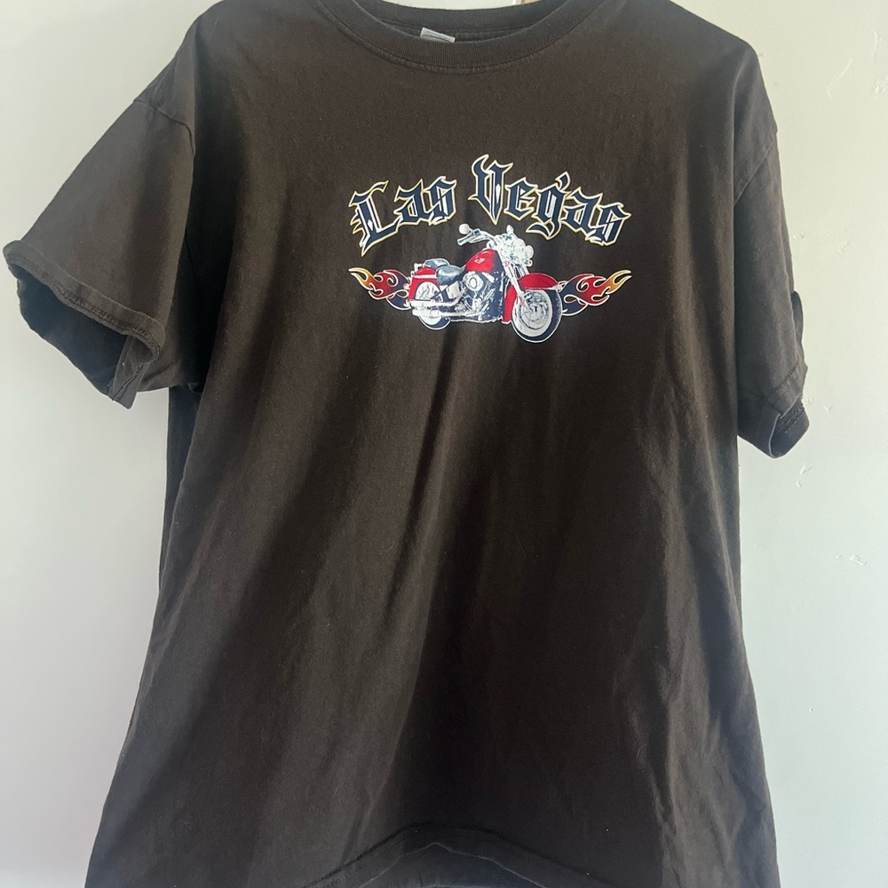 Brown Las Vegas Graphic T-Shirt
